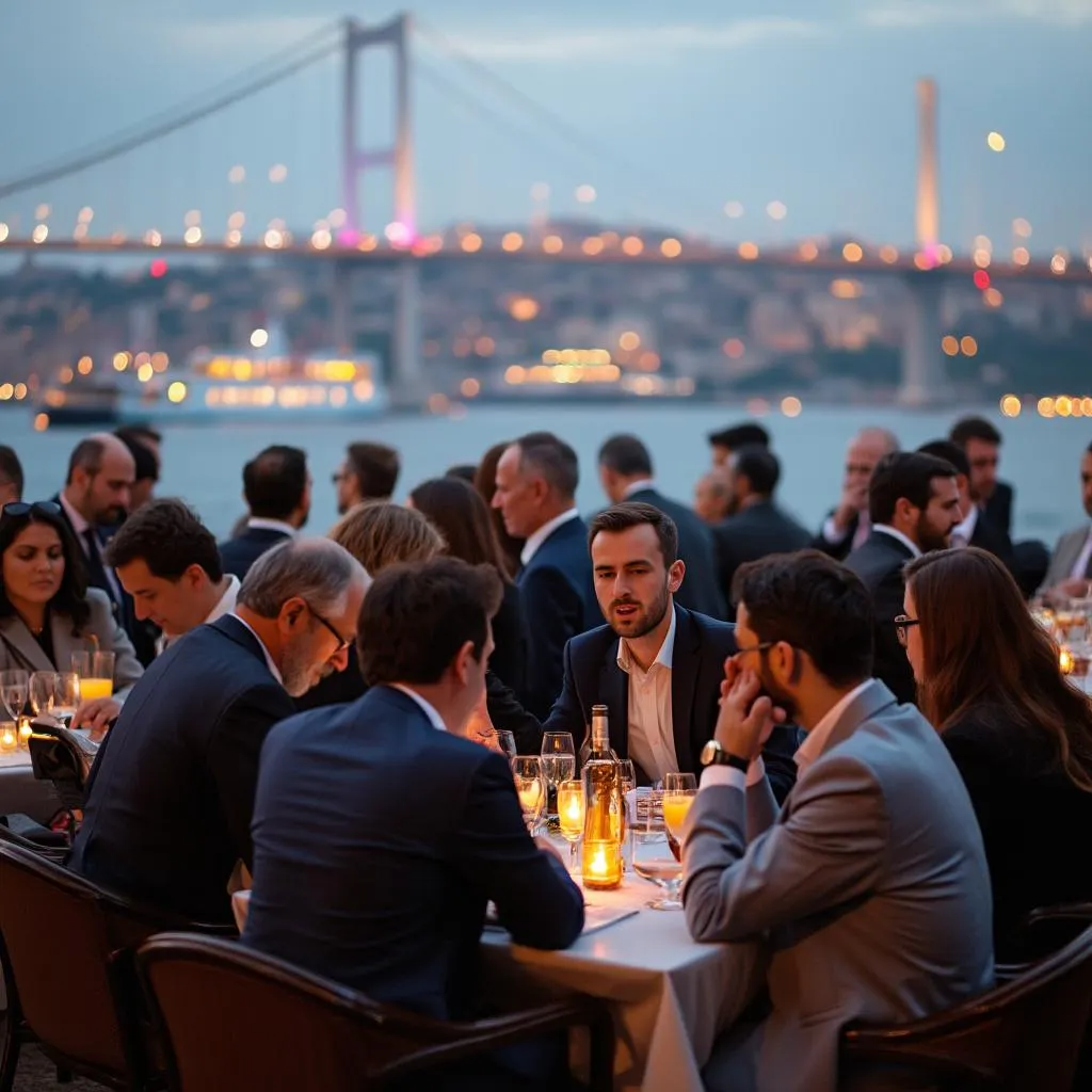 Türk ve yabancı iş insanları
